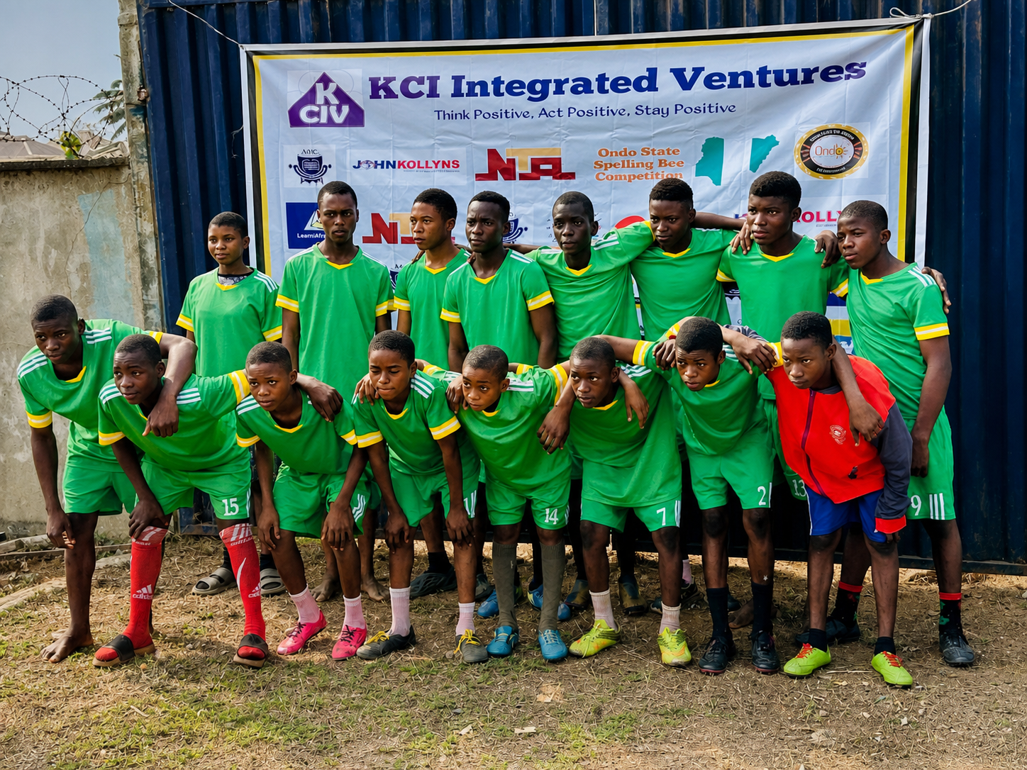 Students participating in a KCI recreational sports event